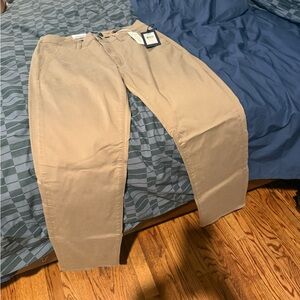 34 Heritage Men's Straight Fit Chinos in Beige - Lightweight Everyday Wear